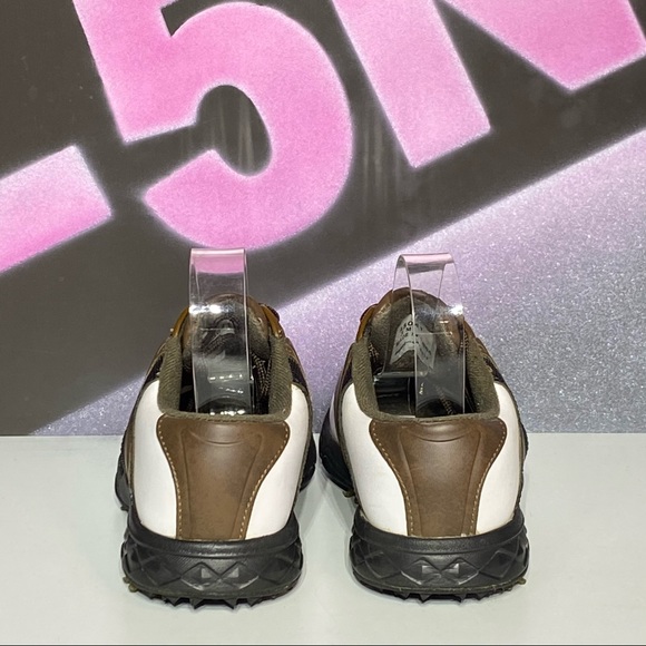 FootJoy Kids Classic Brown and White Golf Shoes - Picture 5 of 9